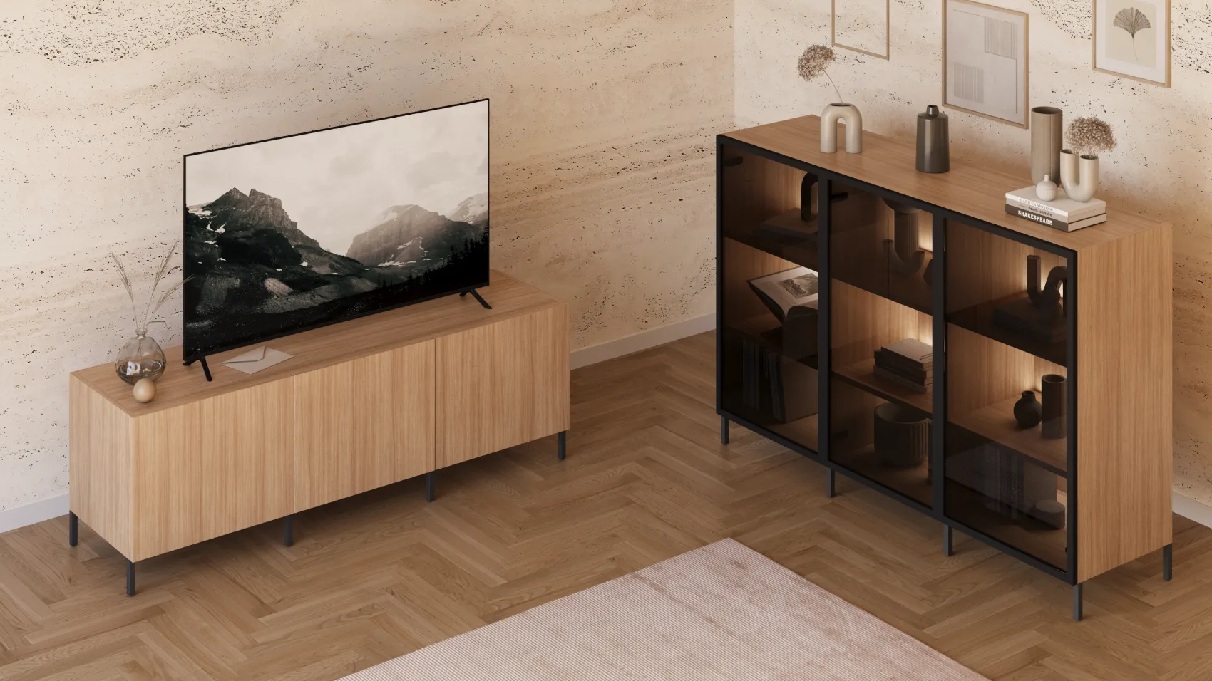 Product CGI shown in an interior scene